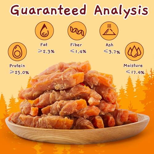 Jungle Calling 1.33 lb Dog Treats for Medium/Large Breeds Rewards - Chicken Wrapped Sweet Potato, Grain Free, Rawhide Free, Easy to Digest Treat Chews & Training Treats - Image 4
