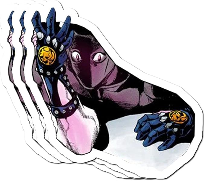 Belinzstore Jo S Bizarre Adventure Killer Queen Bites The Dust Stickers Pack Of 3 Amazon De Toys Games
