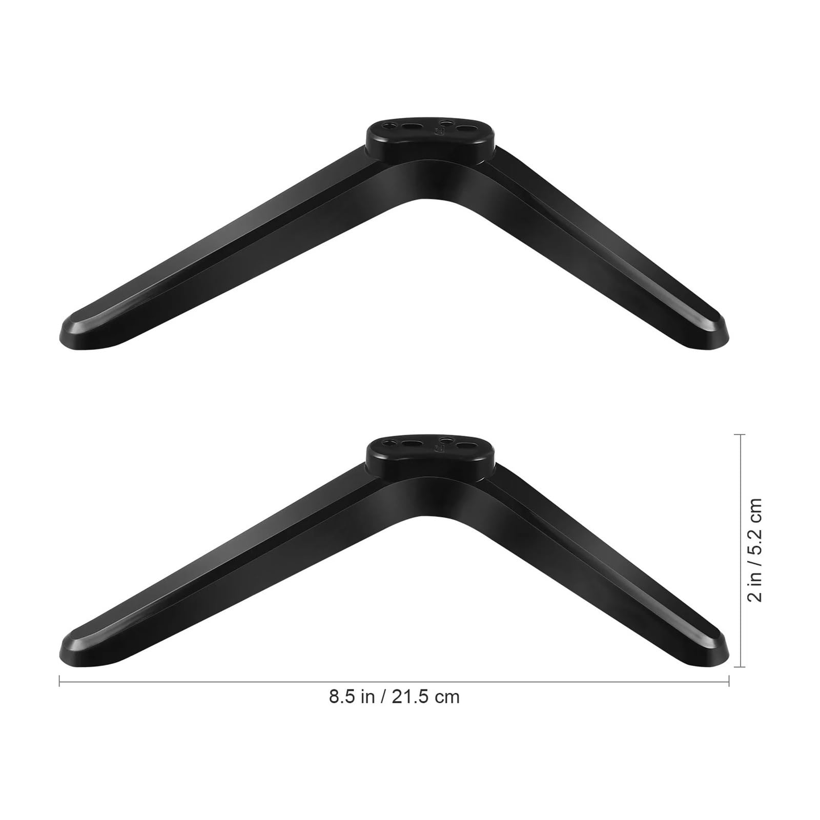 Supporto Base da scrivania da 2 Pezzi, Supporto Superiore da 32, 40, 49, 50 e 55 Pollici, Accessori for Supporto da scrivania