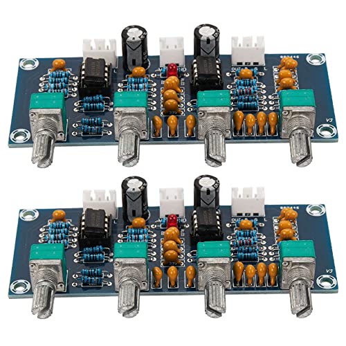 Ingresso: DC12-24V 2X NE5532 Tone Board Preamp Pre-Amp regolazione volume degli alti Pre-Amplifier Tone Controller per scheda amplificatore