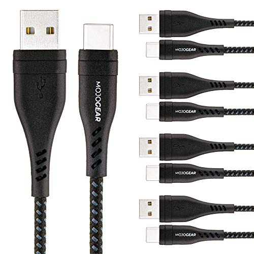 5 cables USB C a USB de MOJOGEAR extra fuertes Cover