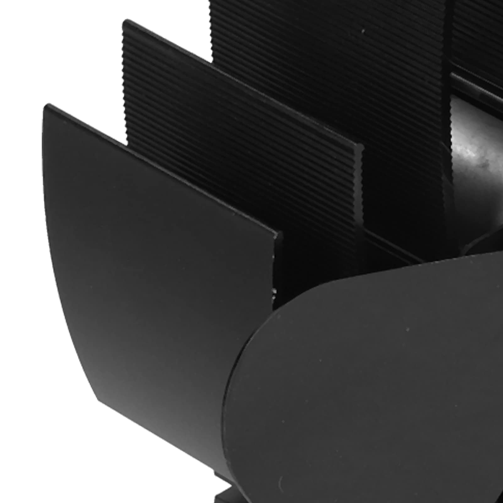 Ventilatore per Stufa Alimentato a Calore a 4 Pale Ventilatore per Camino in Alluminio a Circolazione del Calore per la Combustione di Tronchi di Legno Domestici