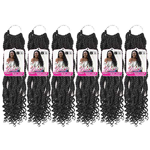 36 Inch New Faux Locs Crochet Hair Nu Soft Locs Crochet Hair for Black Women (Kinky Twist 12 Inch, 1B)