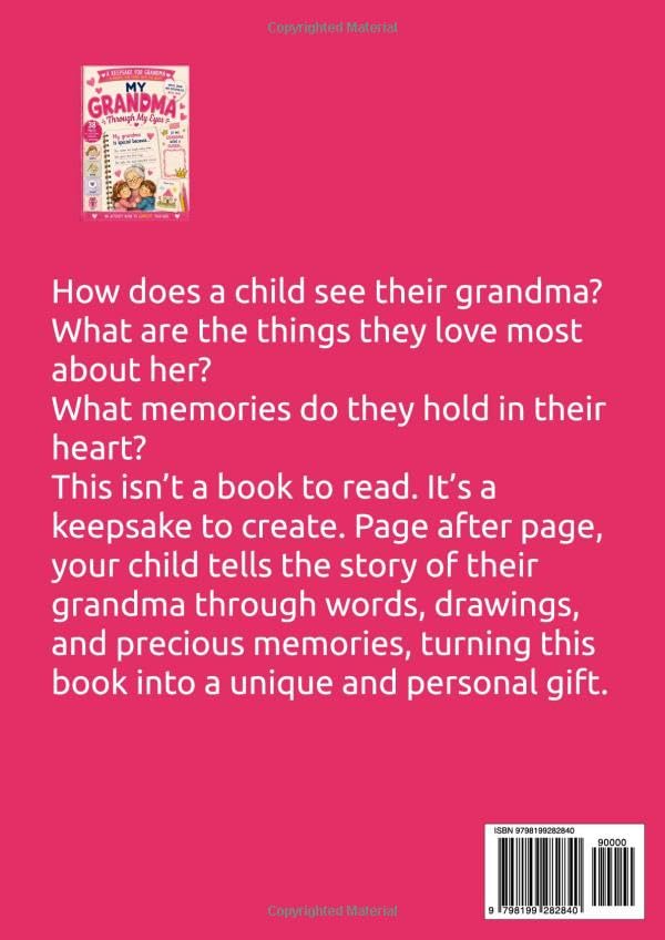 My grandma through my eyes: An uppercase activity book to complete and personalize. A unique gift for Grandparents’ Day, Grandma’s birthday, and special occasions. (My special people) image 3