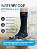 DexShell Waterproof Wading Socks Knee High for Men & Women, Hiking Trail Running in Cold Wet Conditions, Lightweight Coolmax Inners with Breathable PFOA-free Membrane, Unisex XL, JBB Black #1