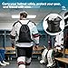 XANGNIER Hockey Jersey Garment Bag with Helmet Bag,Youth Hockey Accessory Gear Goalie Bags Organizer,Heavy Duty Garment Equipment Bags for Storing Jerseys,Shoulder Pads,Elbow Pads,and Gloves,Black
