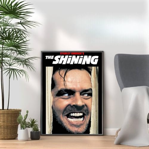 The Shining, 80s Movie Print Vintage Nostalgic Film Poster, A4 and A3 Size Frame Options, Great Home, Pub, Café, Bar Decoration Wall Art Print, House gift for movie lovers (A3 Print Only)