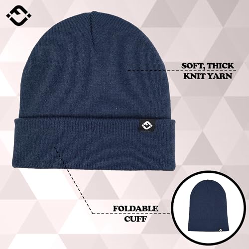 Image of Funky Junque Baby, Toddler & Kids Beanie - Ultra Soft Stretchy Knit Winter Hat for Ages 0-10, Available in 3 Sizes