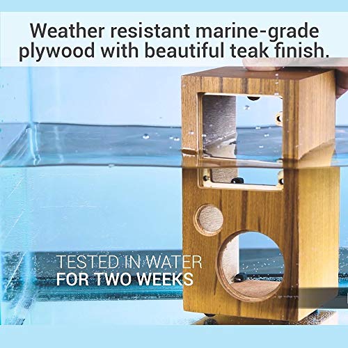 Como Audio Amico Portable Music System - Weerbestendig met Teak - Image 6