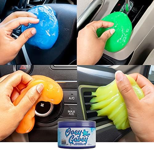 CarX Ooey Gooey Cleaning Gel for Cleaning Car Interior - Perfect Keyboard Cleaner Gel to Make Your Car Shine - Auto Interior Cleaner - 7 OZ (Clean Linen)