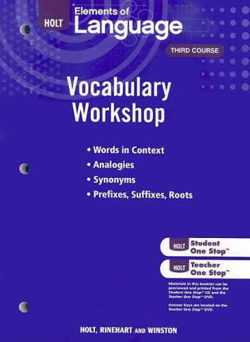 Holt McDougal Traditions Vocabulary Workshop
