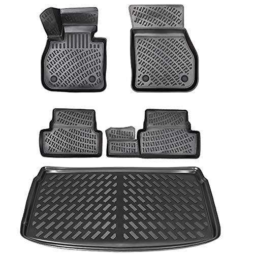 Tapis De Coffre Peugeot 208 (2019+) - Caoutchouc 3D, Protection Surélevée
