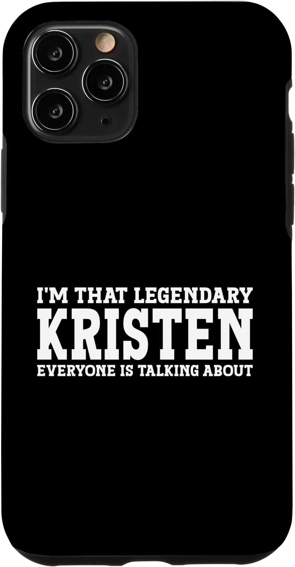 iPhone 11 Pro Kristen Personal Name Women Girl Funny Kristen Case