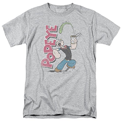 80% Off Discount Popeye - Spinach Power T-Shirt Size L