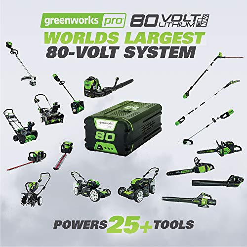 Greenworks PRO 80V 16 inch Cordless String Trimmer (Attachment Capable), Tool Only, GST80320