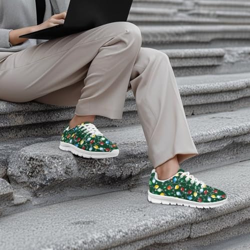 Image of Jeiento American Flag Shoes Men's Fashion Sneaker Sports Running Shoes Causal Travel Walking Flat Shoe Breathable