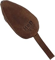 Vista 3 de Hide & Drink, Monedero de ratón de cuero rústico, bolsa de cambio, hecho a mano, Bourbon Marrón, Adulto