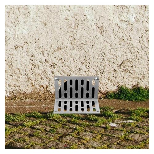 Maille de drainage d'angle en forme L avec écran acier inoxydable pour mur et égout - 7