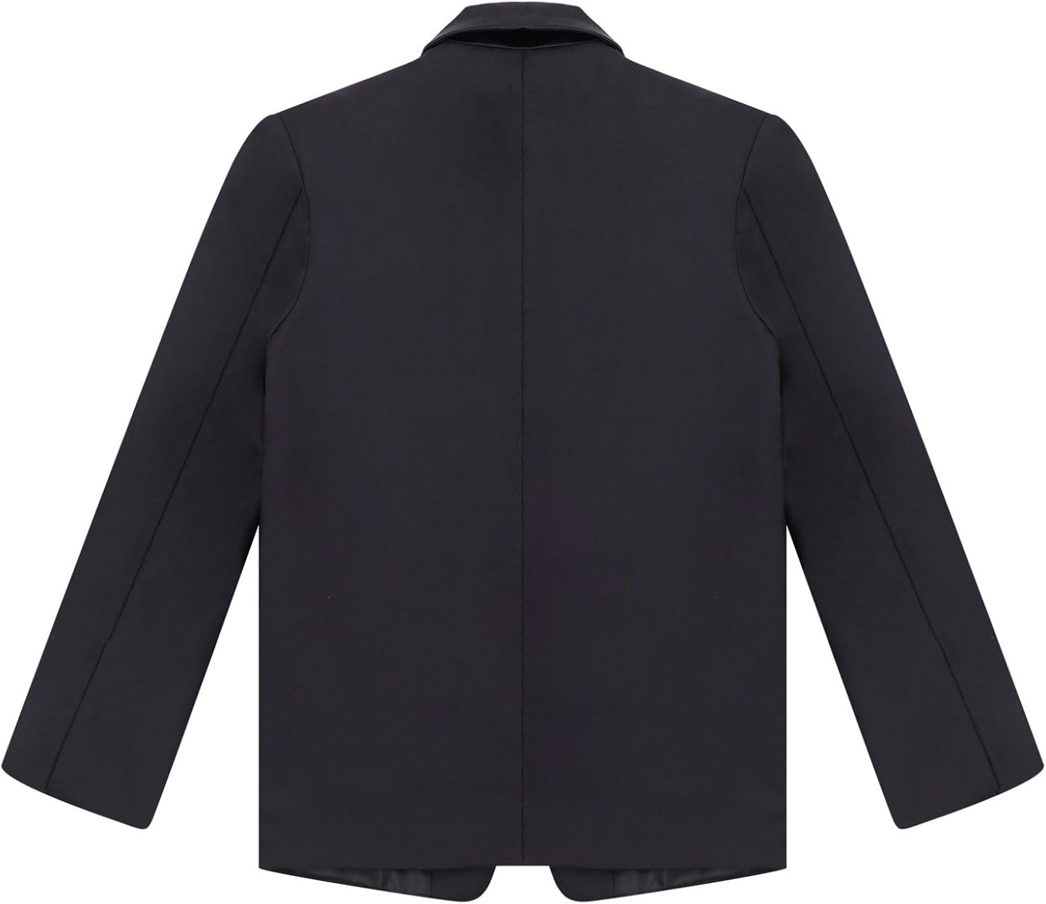 Blazer for Boys Coat Long Sleeve One-Button Jacket Suit Gentleman Slim Fit Lapel Formal Blazer