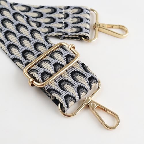 Image of Adjustable Replacement Shoulder Strap Luggage Straps Belt Crossbody Canvas Bag Handbag Purse Strap for Women (N-style 96)