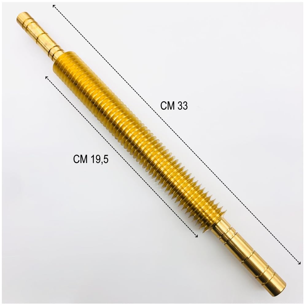 MATTARELLO IN OTTONE CM 33X3 TRAFILATURA 4 mm PER TROCCOLI TROCCANO TAGLIATELLE