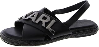 KARL LAGERFELD Women's Charla Slingback Espadrille Sandal With Logo