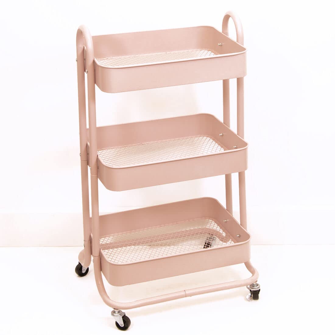 Craftelier - Large metal organisation trolley with 3 shelves, 4 360