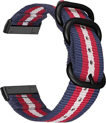 Shieranlee NATO Strap Compatible with Fitbit versa 3 Strap, C3 - Image 2