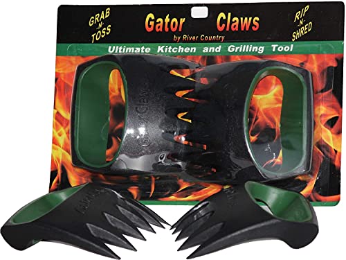 River Country Gator Claws Paws BBQ Grilling Meat Pork Chicken Lift Pull Puller Shredder Handlers Salad Kitchen Forks Tongs Carving Tool