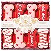 Thoughtfully pets puppy love gourmet dog cookie gift set ginger flavored crunchy dog treats in bone shapes set of 8  urban country home decor