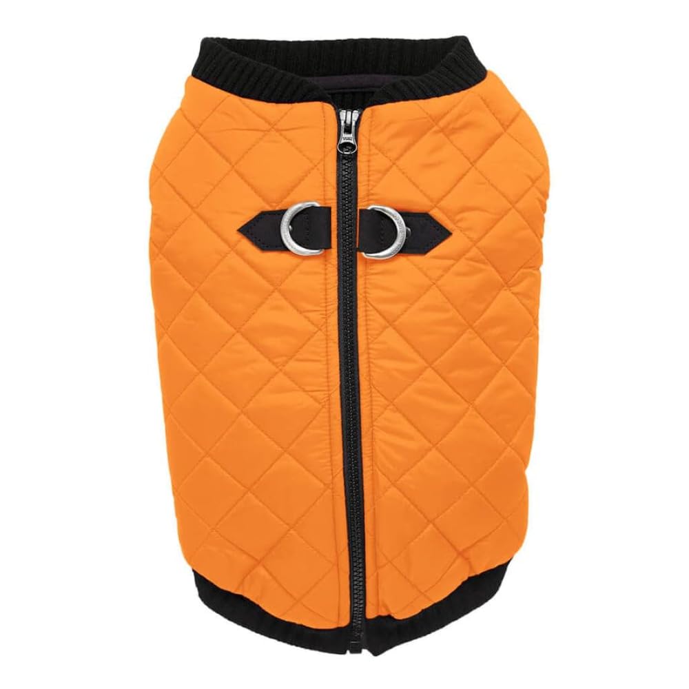 Gooby Fashion Vest Dog Jacket, Orange, X-Large