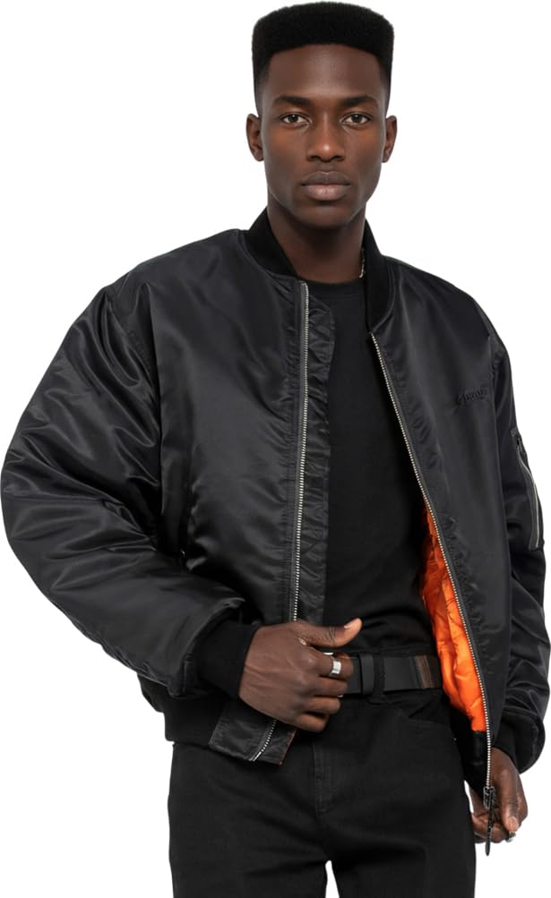 Schott NYC Homme Airforce90rs-​black XL BLOUSON, Noir, XL EU