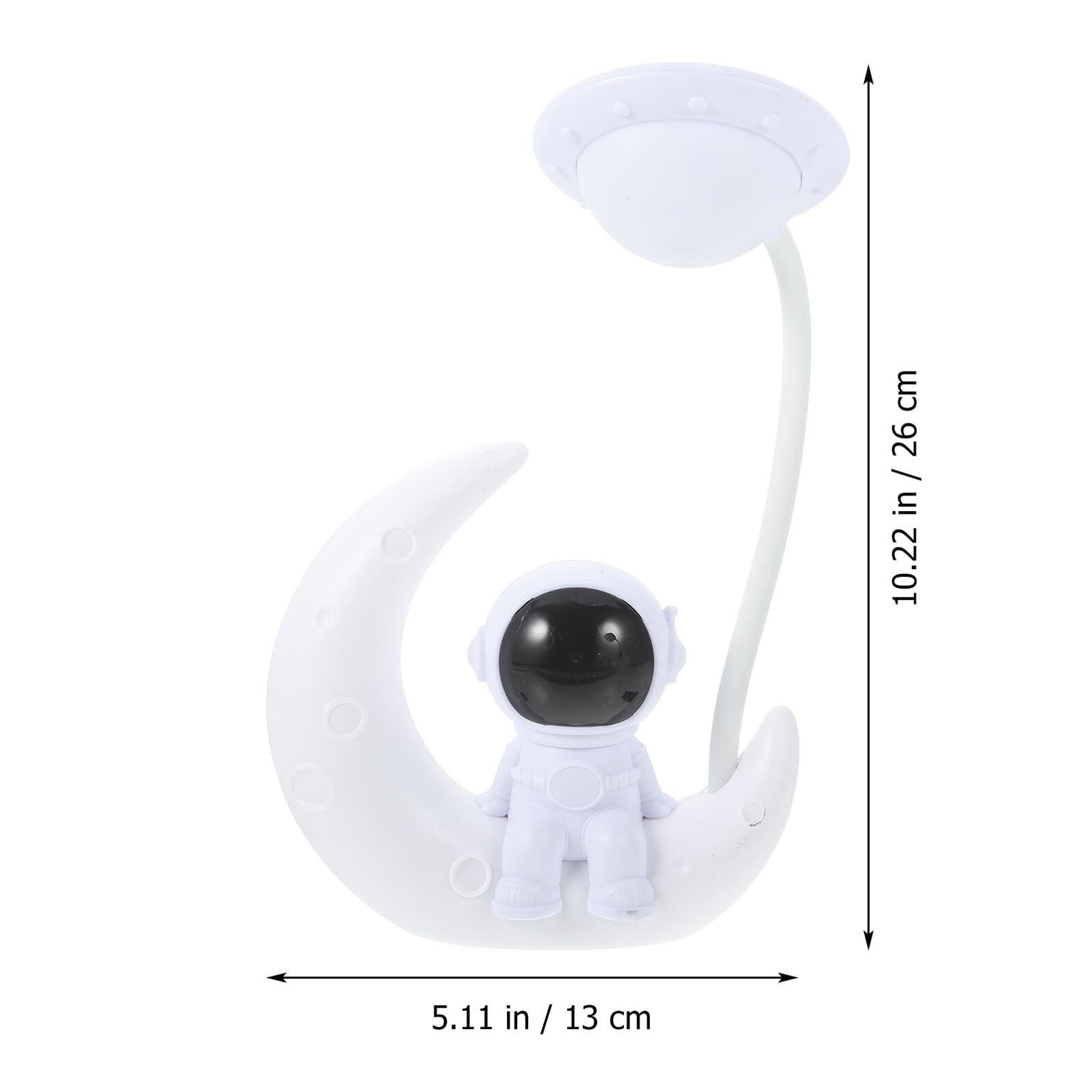 Lámpara de Noche USB Luz LED Juego de 2 Piezas Diseño de Astronauta y Luna Luz de Lectura Azul y Plateada para Hogar y Dormitorio Infantil