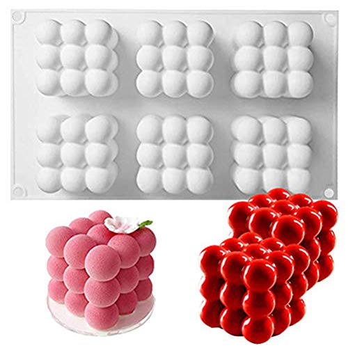 OCPO KITCHEN Bubble Silicone Baking Mold, Silicone Candle Mold, French