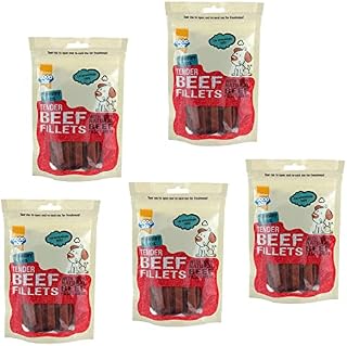 Chewy Chicken Twists for Dogs - Bundle of 5 90g Good Boy Natural Chicken Treats Low Fat Treats for Dogs Puppies + Howsehold Tote Bag