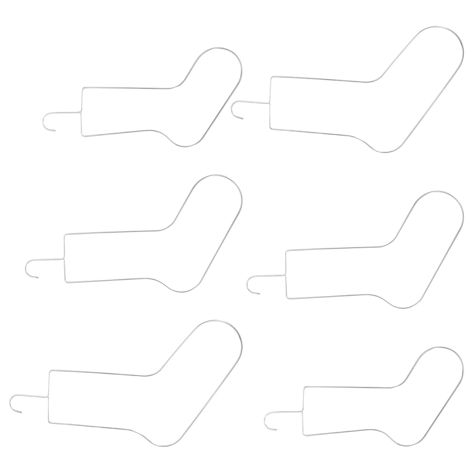 Bloqueurs de chaussettes en acier inoxydable WOONEKY lot de 6 pour séchage du tricot