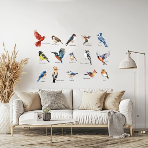 Vinilos decorativos de pájaros para pared Little Birds