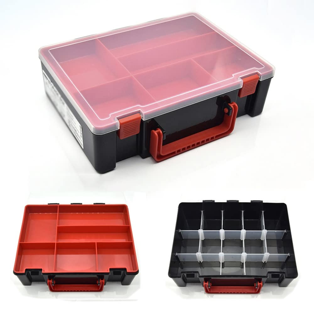 Scatole for attrezzatura da pesca di grande capacità, accessori portatili, scatola portautensili, ami, esche finte, for(D,Pack)