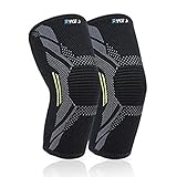 Hykes Elbow Support Compression Sleeve Brace For Pain Relief Tendonitis Arthritis Sports Badminton Tennis Elbow Cricket - One Pair (Green, Medium,Non toxic)