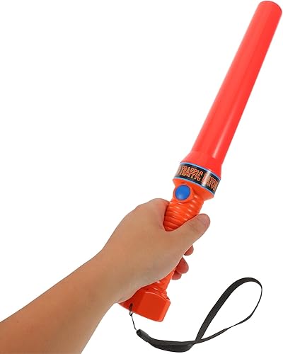 Miniatura 4 de Generic Varita LED de control de tráfico con correa de muñeca resistente a los impactos portátil de advertencia para uso al aire libre para