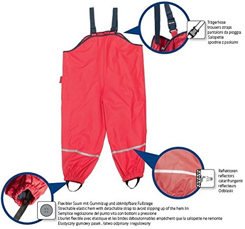 Playshoes Unisex Baby and Kids' Rain Pants 2-3 Years Purple