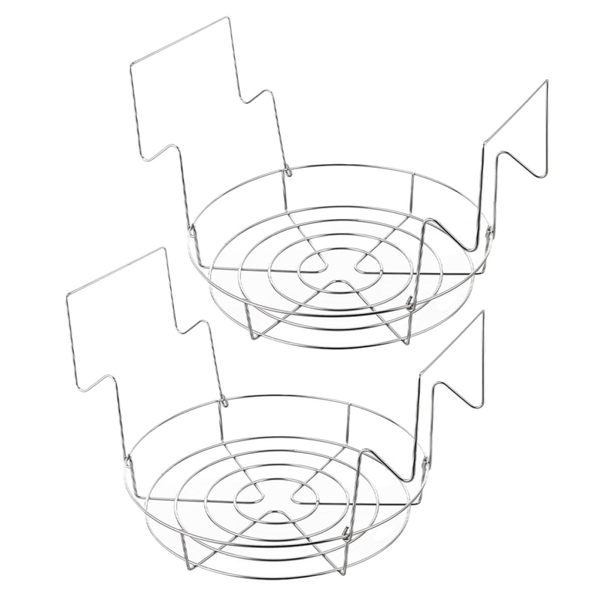 Estructura flexible de acero inoxidable para baño maría soporte cómodo de 2 piezas