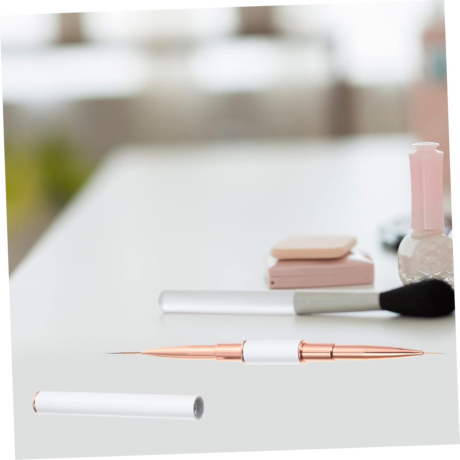 Double Head Nail Art Liner Brush Pen for Manicure Supplies Fine Tip Gel Painting Tool for DIY Nail Design for Salon and Home Use