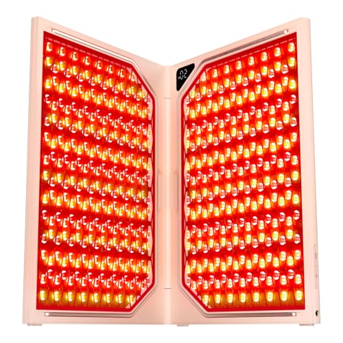JMOON by Ulike ReGlow Max, Red Light Therapy for Face, Medical-Grade Red Light Therapy for Anti-aging, Blue Light Therapy for Acne | 3 Modes, 464 LEDs, 1040 cm² Large Area for Full-Body Care, Foldable