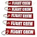 Rotary13B1 FLIGHT CREW - Red/White - 5pcs Keychains
