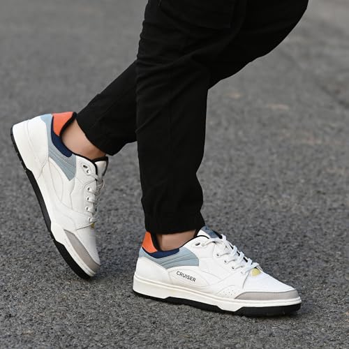 Cruiser White Sneaker for Men - Image 4