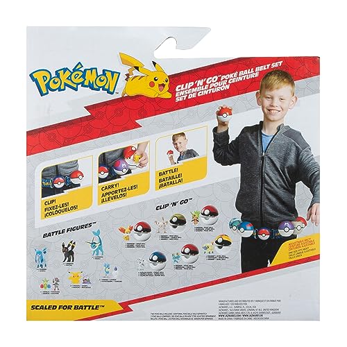 Miniatura 7 de Pokémon Set - Figura De Batalla Bulbasaur De 5 Cm Con Clip N Go Con Bola Nido Y Accesorios De Pokéball