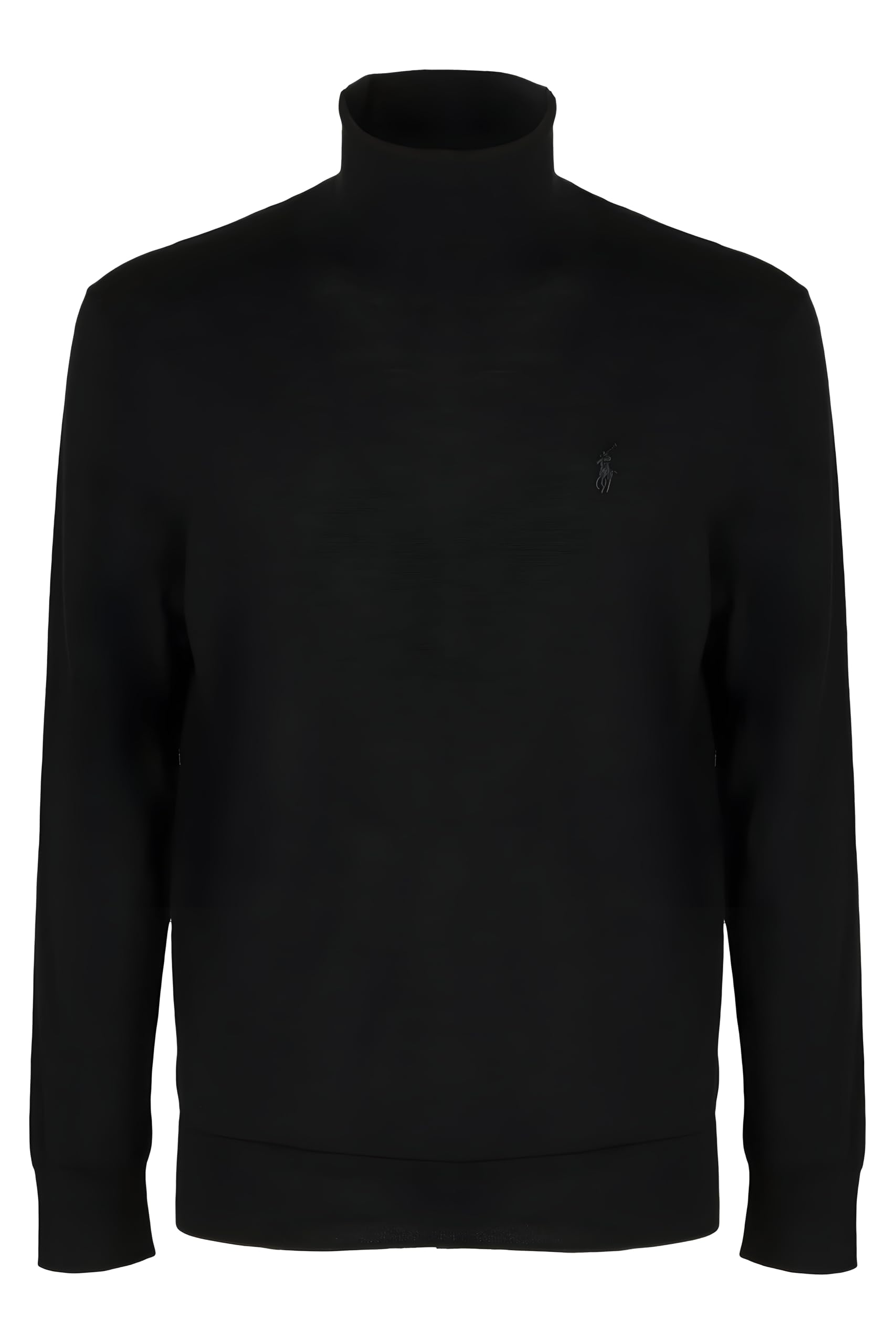 Polo Ralph Lauren Men's Black Merino Wool Roll Neck Jumper (Uk, Alpha, Xl, Regular, Regular, )
