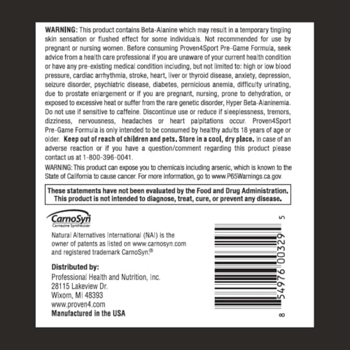 Image of Proven4 Pre Workout Powder for Men and Women with Creatine - Beta Alanine - Caffeine NSF Certified preworkout Energy Supplement Blue Raspberry 30 Servings