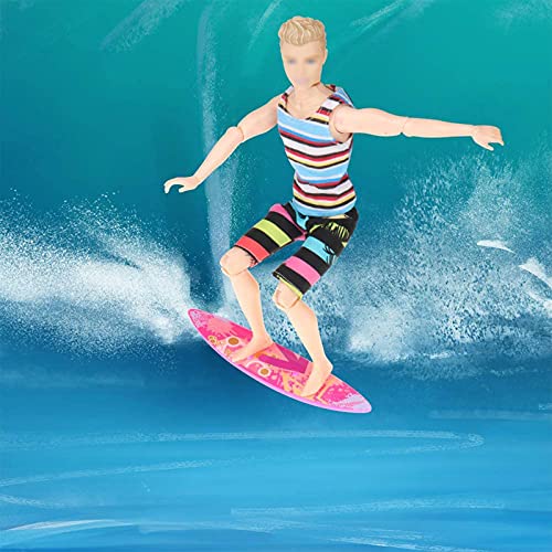 Sotogo 27 Pieces Kens Clothes And Accessories For 12 Inch Boy Doll Include 12 Sets Doll Clothes/Casual Clothes/Career Wear Clothes/Jacket Pants Outfits, 4 Pairs Shoes And Surfboard #TOP4